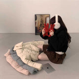 コーデュロイドロストダウンジャケット