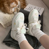 デザインスターステッチスニーカー