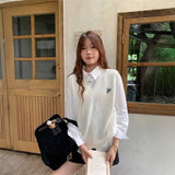 ワンポイントケーブルニットベスト