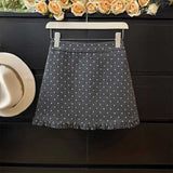 エンドフリルドットタイトスカート