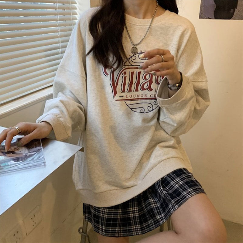 ルーズロゴライトスウェット