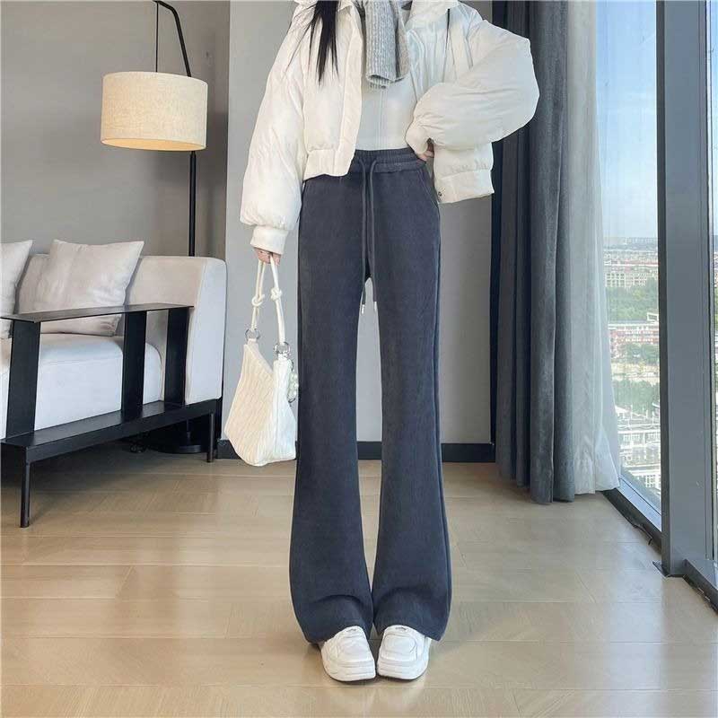 コーデュロイイージーフレアパンツ