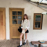 ワンポイントケーブルニットベスト