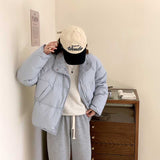 ソフトマカロンシンプルダウンジャケット