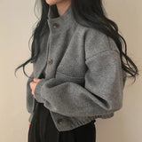 バレルスリーブボタンジャケット