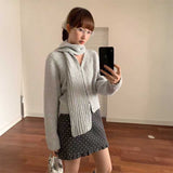 エンドフリルドットタイトスカート