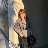 リボンチェリーニット