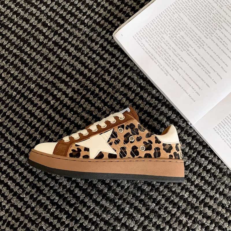 スターレオパードスニーカー