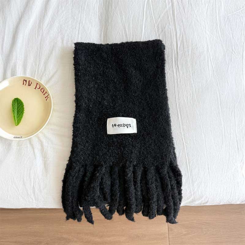 ブークレアイスカラーマフラー