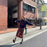 リボンチェリーニット