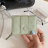 ビジューワンポイントパターンミニ財布