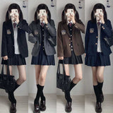 ダークカラーネクタイ制服コーデ5点SET