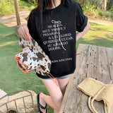ロックリボンブラックTシャツ