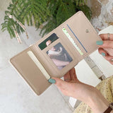 ビジューワンポイントパターンミニ財布