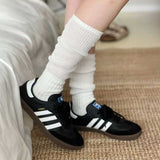 ルーズリブミドルソックス