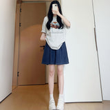 イージーデニムショートパンツ