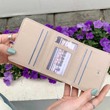 ビジューワンポイントパターンミニ財布