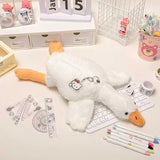 ガチョウぬいぐるみペンケース