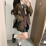 韓国風シンプル私立制服コーデ5点SET