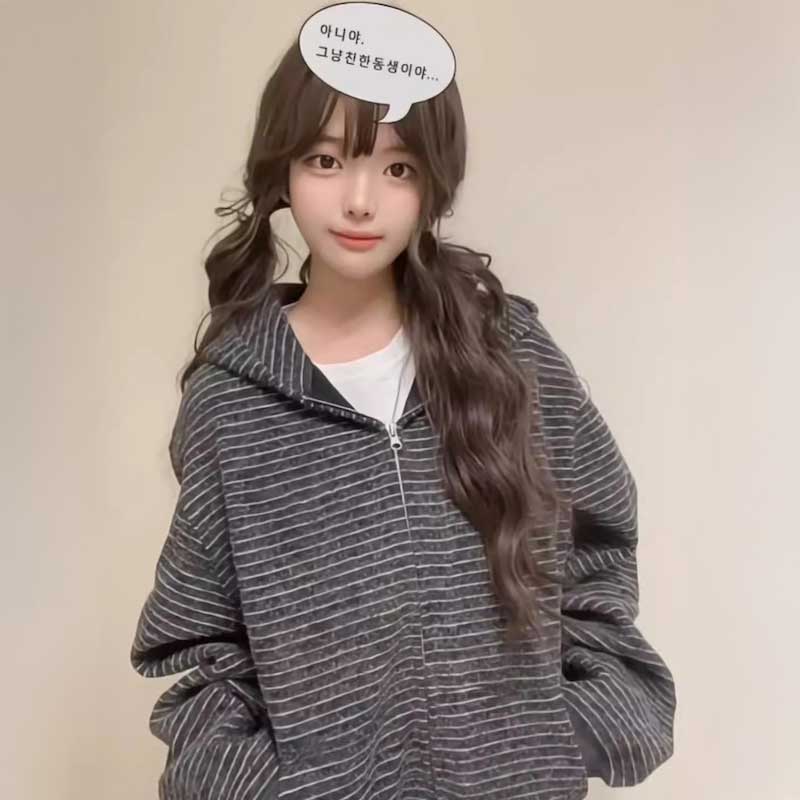 ソフトボーダーパーカー