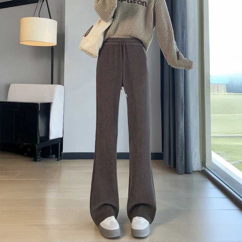 コーデュロイイージーフレアパンツ