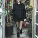 ライトカラーショートピーコート