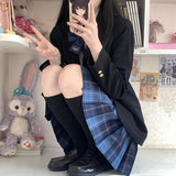 韓国風シンプル私立制服コーデ5点SET