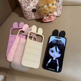 うさ耳ダウンジャケットiPhoneケース