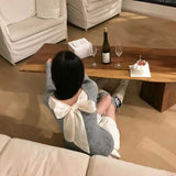 バッグリボンヴィンテージガーリーニット
