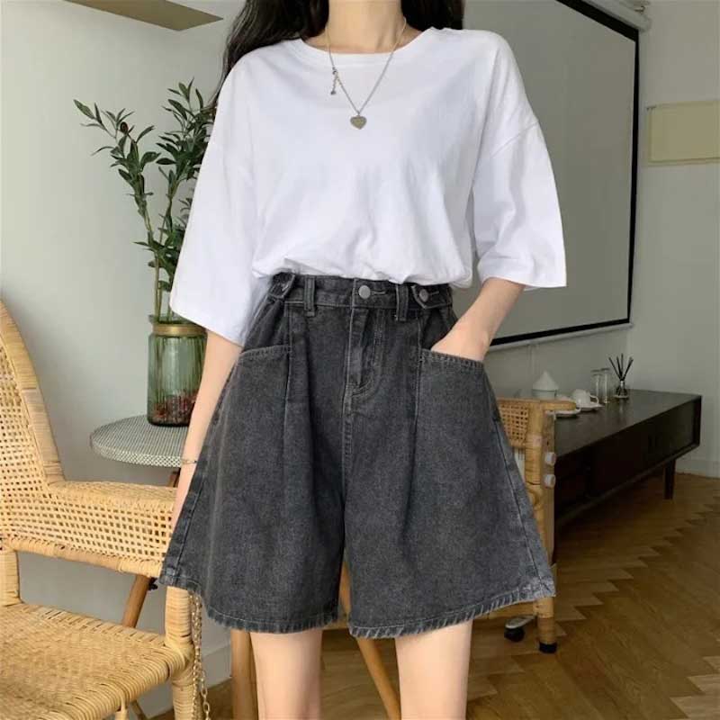 ワイドタックアジャストショートパンツ