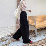 ワイドポケットアクセントドロースウェットパンツ