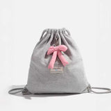 リボンチャーム付きナップザック