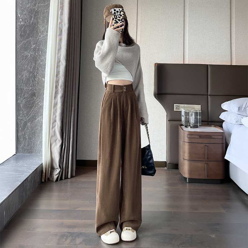 裏起毛ヒートウォーマーリブパンツ