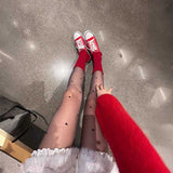 ハートパターンホリデーストッキング