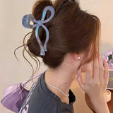 オーロラリボンヘアクリップ