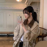 ウエストドローバイカラージャケット