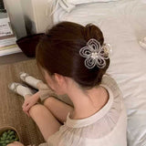 クリアフラワーヘアクリップ