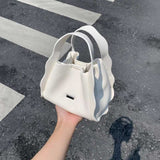 スカラップミニバケットバッグ