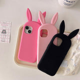 うさ耳シリコンiPhoneケース