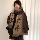 シックリボンパターンマフラー