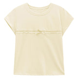 リボンラインレースTシャツ