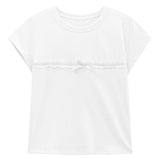 リボンラインレースTシャツ