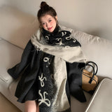 シックリボンパターンマフラー