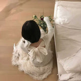バッグリボンヴィンテージガーリーニット