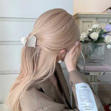 ハートラインストーンヘアクリップ