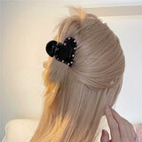 ハートラインストーンヘアクリップ