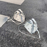スカラップミニバケットバッグ