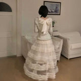 バッグリボンヴィンテージガーリーニット