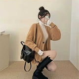 ケーブルステッチラインカーディガン