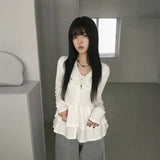 ダブルフレアボタンリボンチュニック